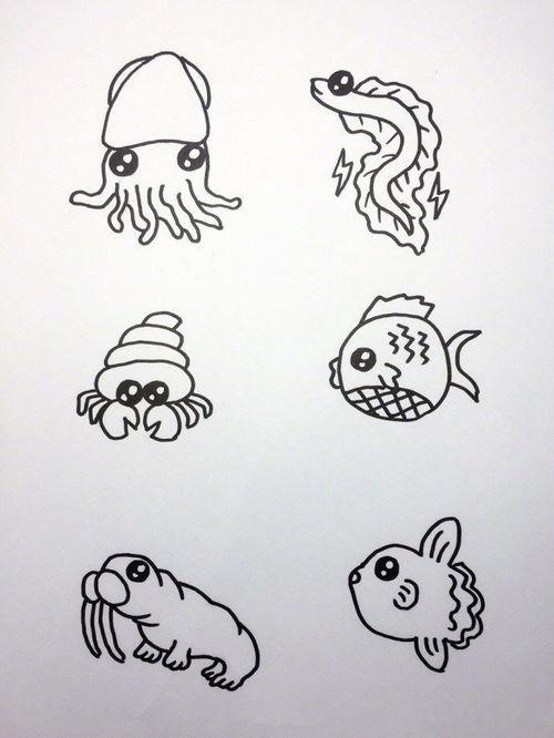 动植物简笔画图片大全,描绘自然之美的一笔一划