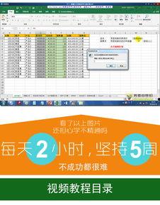 excel学习视频教程,从基础到高级的实用技巧解析
